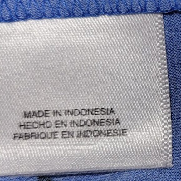 Evan Picone Black Label Floral Knee Length Dress V-Neck Sleeveless Blue Size 14 - Picture 12 of 14